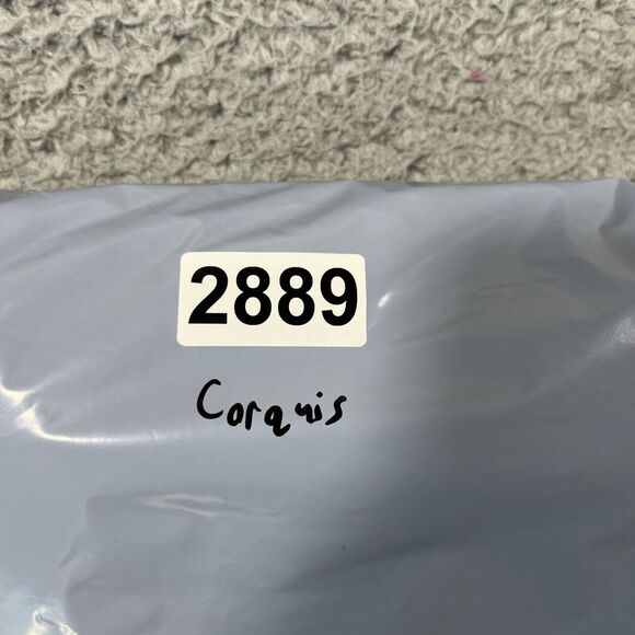 CROQUIS Men's Sz L Tapered Ankle Jeans Linen Blend Salomon Pink - Picture 8 of 8